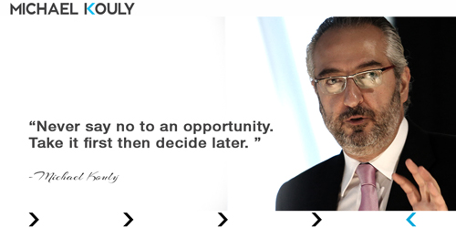 Michaelkouly quotes Strategy nevr say no opportunity take first decide later