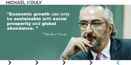Michaelkouly quotes economic growth sustainable social prosperity global abundance