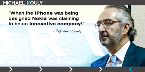 Michaelkouly quotes iphone nokia innovative company